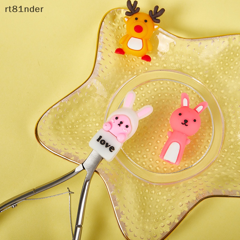 Rt Nắp Silicon Bảo Vệ Kềm Cắt Móng Tay Hình Động Vật Hoạt Hình