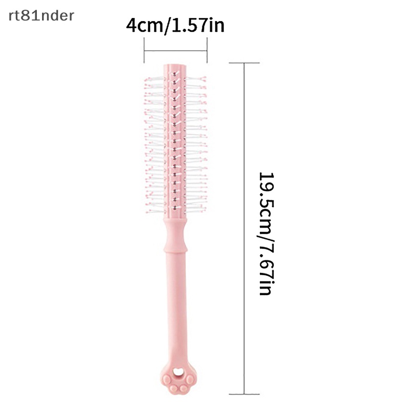 1 Lược Tròn Tạo Kiểu Tóc Xoăn Gợn Sóng Chăm Sóc Tóc