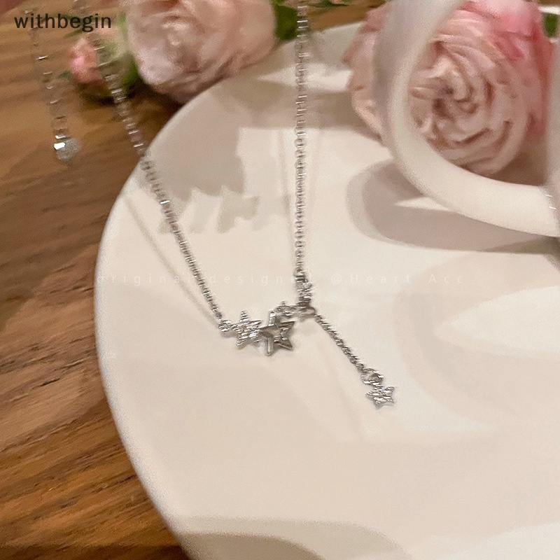 Vòng cổ Màu Bạc Mặt Hình Ngôi Sao / Mặt Trăng / Bướm Màu Sắc Tinh Tế Thời Trang Cho Nữ