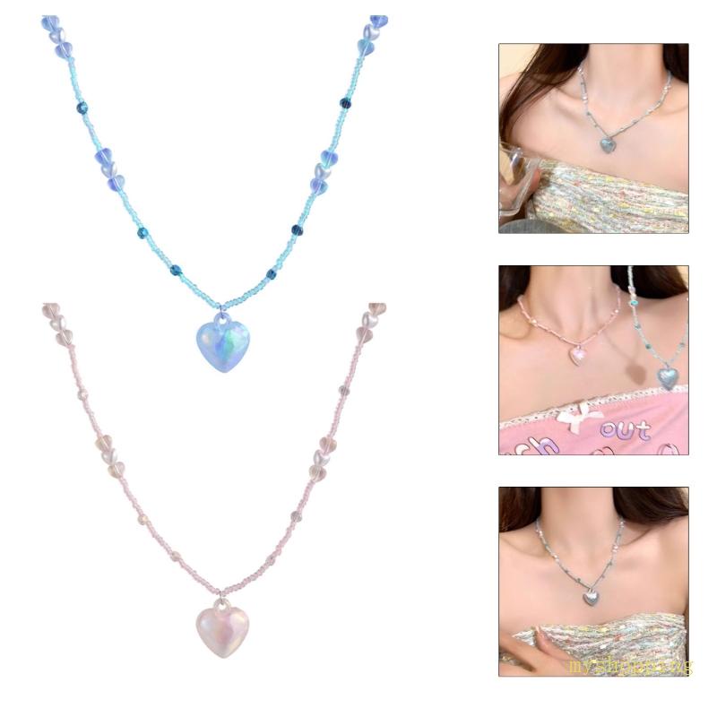 Dây Chuyền Mặt Hình Trái Tim Thời Trang Dành Cho Nữ