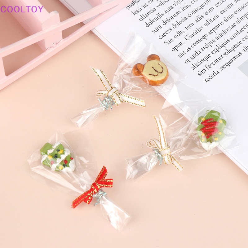Cooltoy 1 Túi 1: 12 Đồ Chơi Mô Hình Bánh Quy Bánh Ngọt Giáng Sinh Hoa Tuyết Gấu Hươu Chim Cánh Cụt Trang Trí Tiểu C