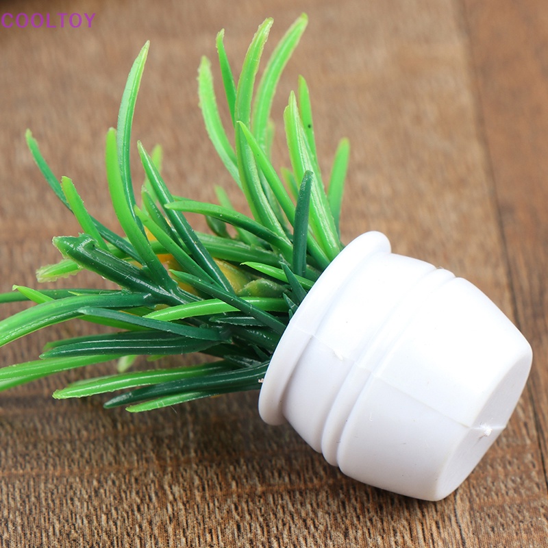 Set 5 Mô Hình Chậu Cây Mini Tỉ Lệ 1: 12 Dùng Để Trang Trí Nhà Búp Bê