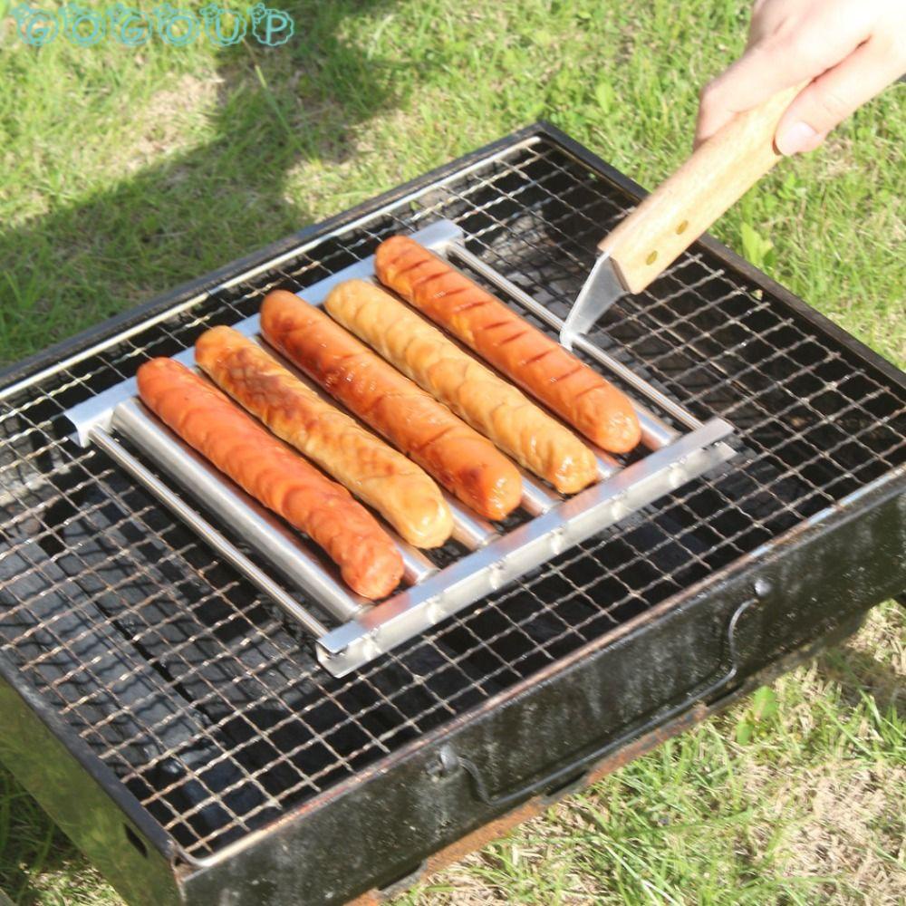 Con Lăn Bằng Thép Không Gỉ Chịu Nhiệt Chống Bỏng Hỗ Trợ Nướng BBQ