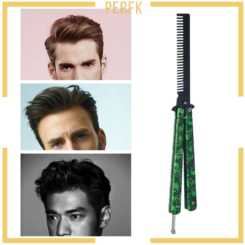 Lược Chải Đầu Bằng Thép Không Gỉ Có Thể Gấp Gọn Tiện Dụng