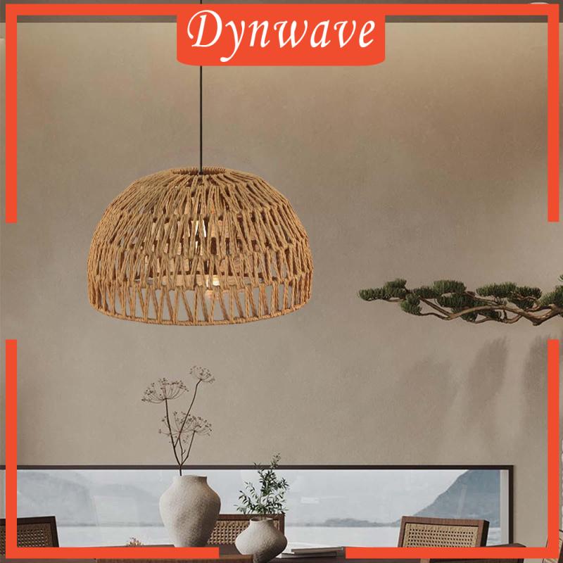 [Dynwave] Bóng Đèn Lồng Bện Dây Thừng Cố Định Mộc Mạc Mộc Mạc Bảo Vệ