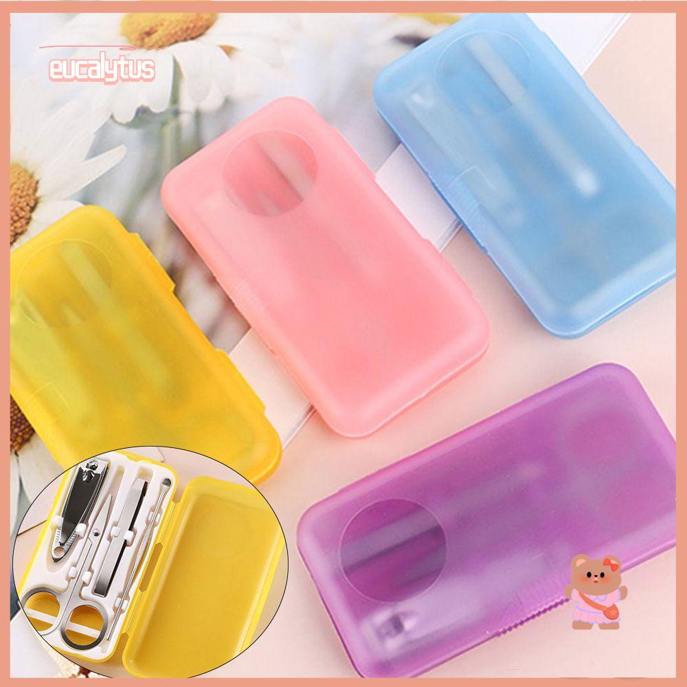 Bộ 4 Món Dụng Cụ Chăm Sóc Móng Tay Di Động Màu Sắc Ngẫu Nhiên