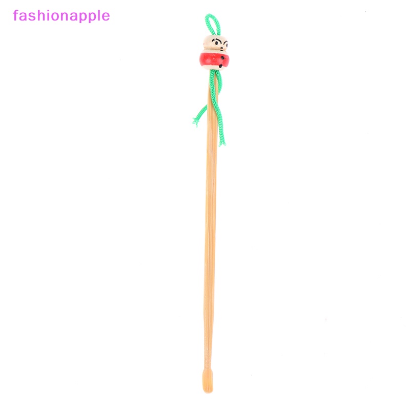 Set 10 Dụng Cụ Lấy Ráy Tai Mini Bằng Gỗ Tre