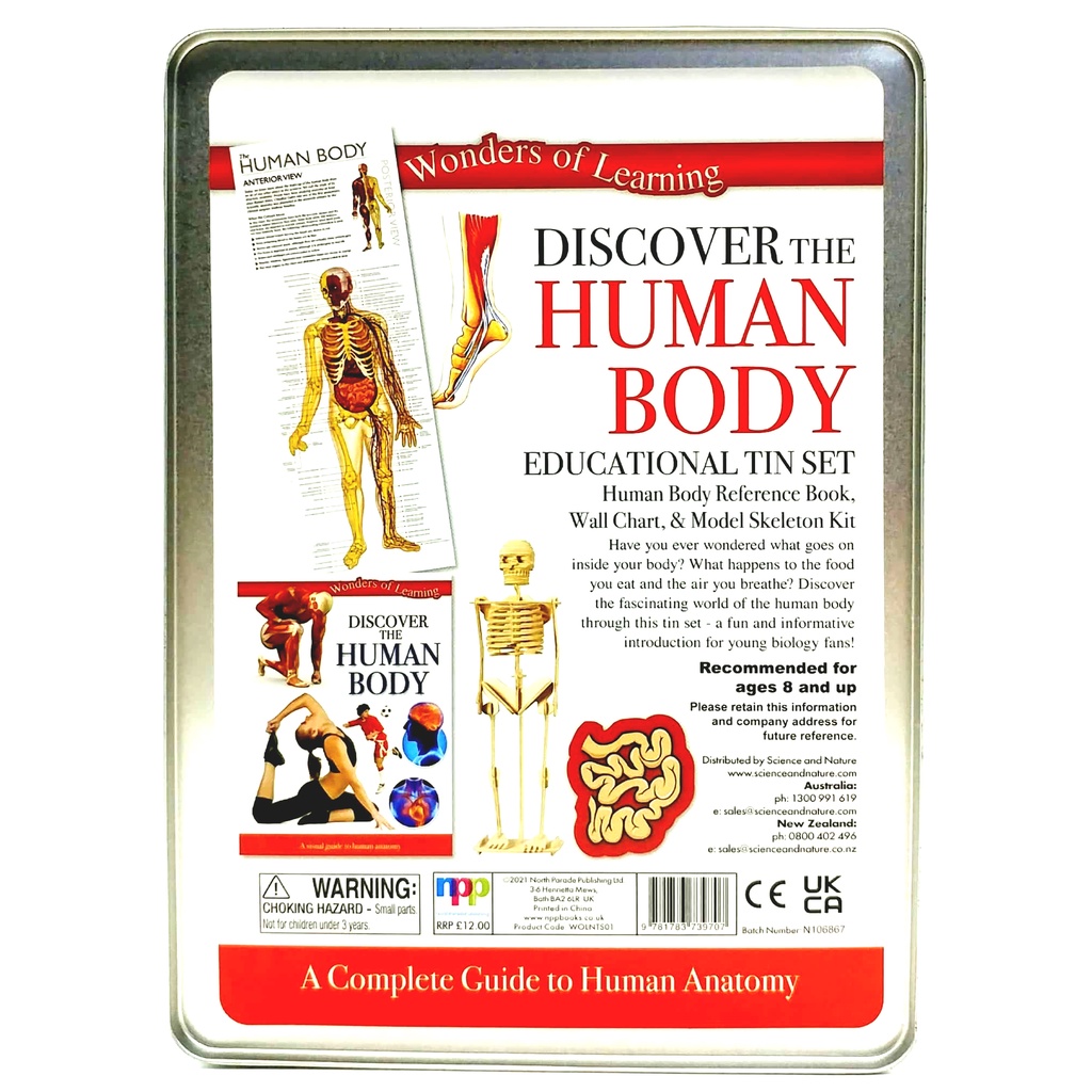 Tin Set - Discover The Human Body