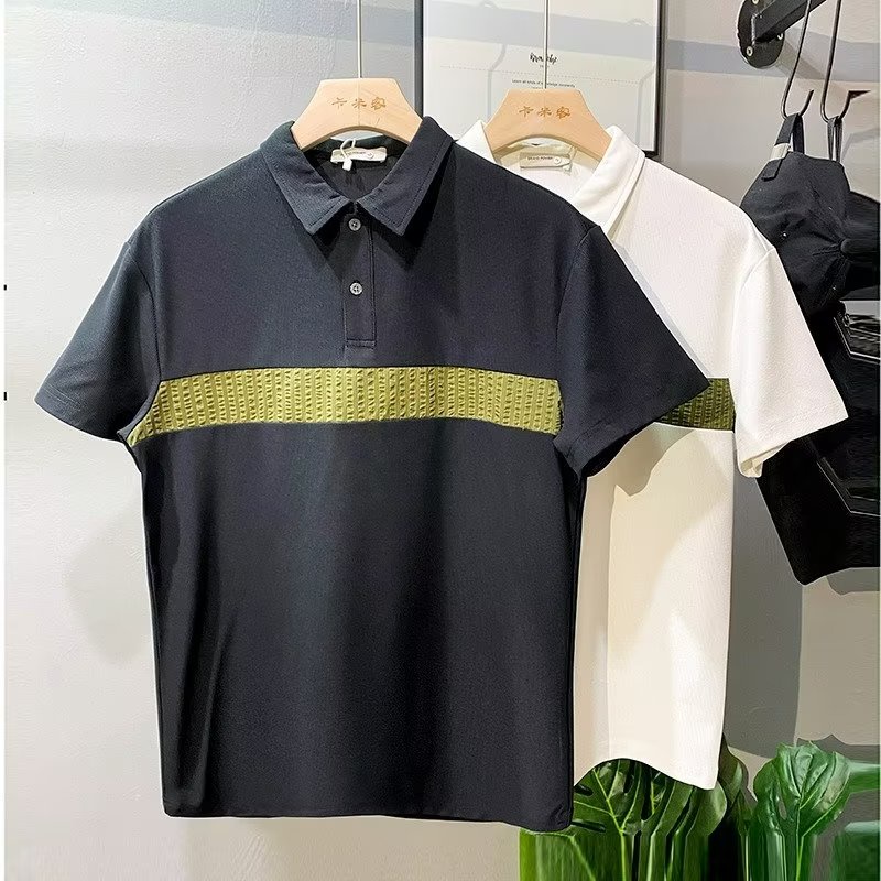 Áo polo Ngắn Tay Thiết Kế Mới Kiểu Dáng Đơn Giản Thời Trang Dành Cho Nam