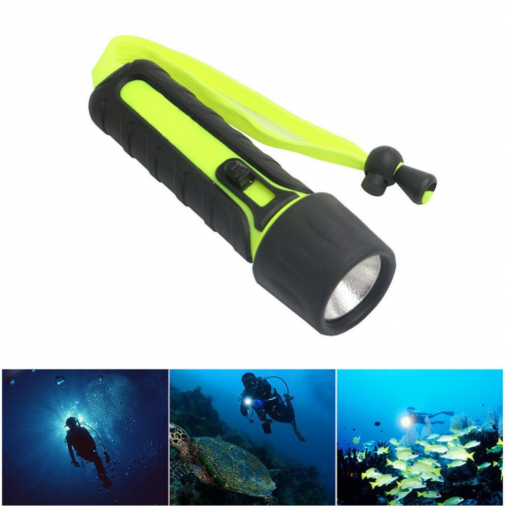 Đèn Pin Lặn Biển / Cắm Trại 15.2x4.2cm 8000LM