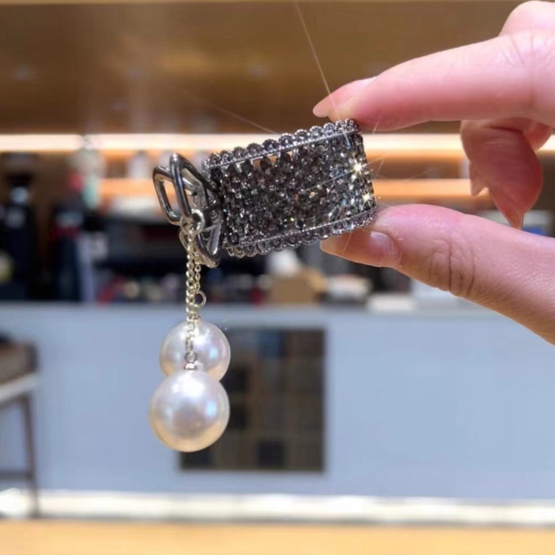 Kẹp Tóc Đính Đá Và Ngọc Trai Thời Trang Mới Cho Nữ