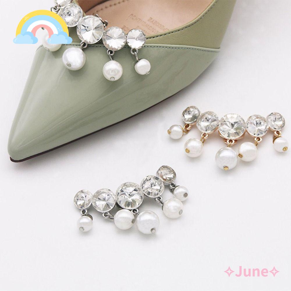 JUNE Ghim Cài Áo Hình Hoa Đính Đá Pha Lê Lấp Lánh Thời Trang Cho Nữ