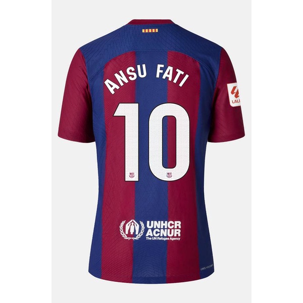 Áo Thun Bóng Đá Thể Thao QY 2023-2024 Barcelona Sân Nhà Lewandowski Jong Fati Dembele Pedri Plus Size