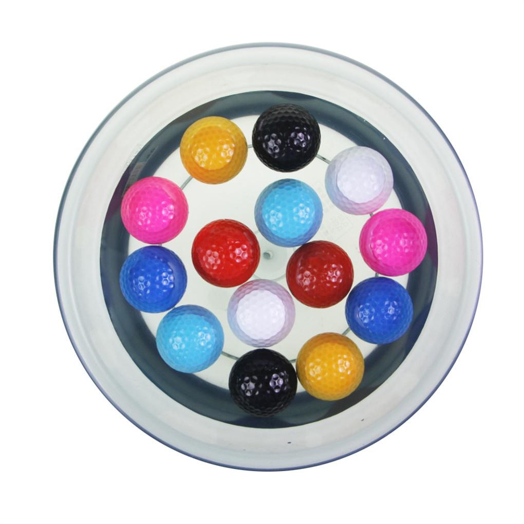 1 Bộ 10 Quả Bóng Đánh Golf Nhỏ Gọn Nhiều Màu Sắc Dành Cho Người Lớn Tập Luyện