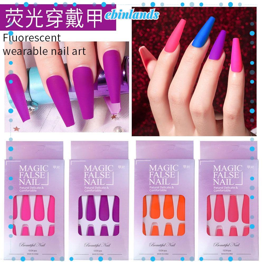 Móng Tay Giả Phát Quang Màu Sắc Thời Trang