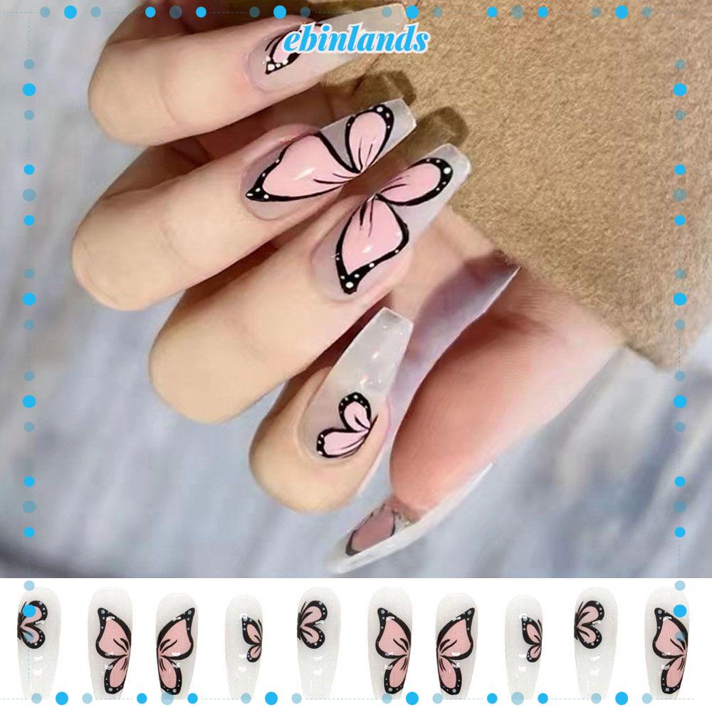 Set 24 Móng Tay Giả Có Thể Tháo Rời