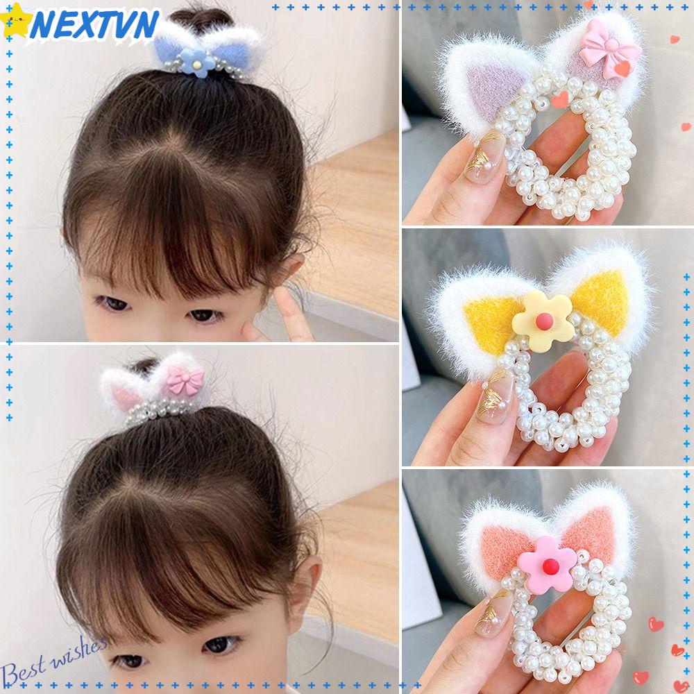 Bộ 4 Dây Cột Tóc Thời Trang Cho Bé