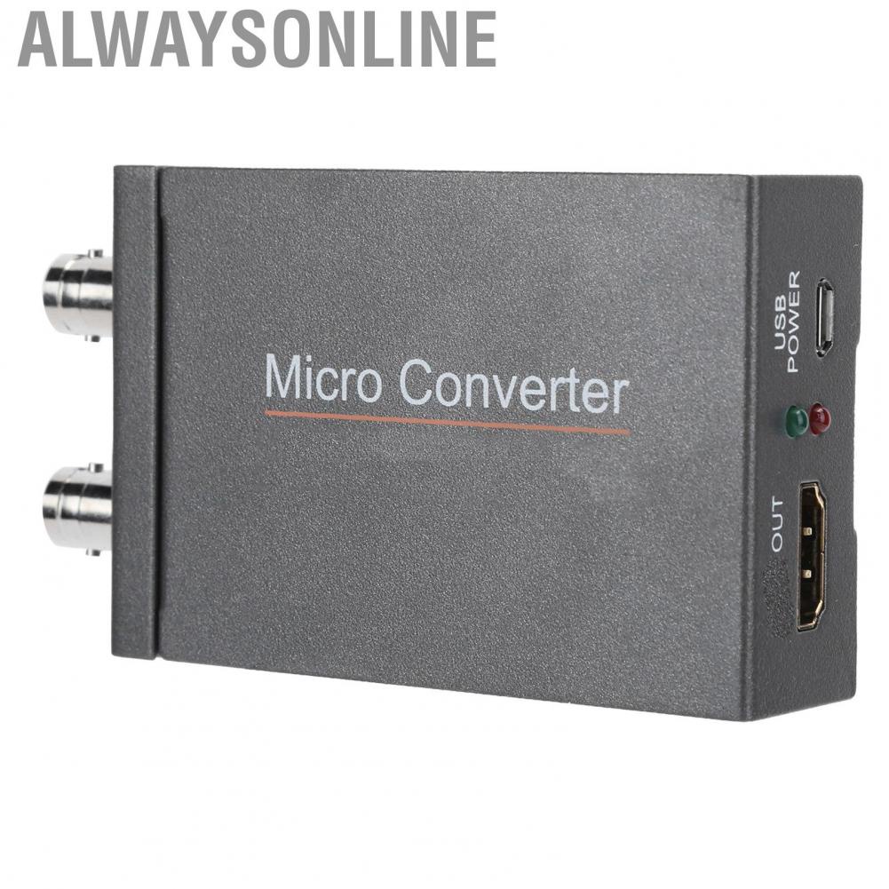 Alwaysonline HDMI To 2 Way SDI Converter Professional Manufacturing Stable Performance Home PC for TV Office