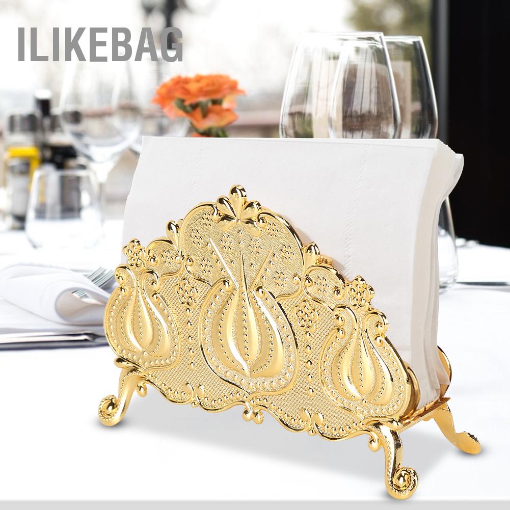 Ilikebag Giá đỡ khăn ăn để bàn hình dạng sáng tạo tổ chức lưu trữ cho nhà hàng khách sạn