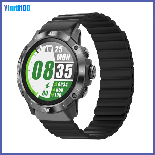 Dây Đeo Thay Thế Bằng Silicone Có Nam Châm Cho Đồng Hồ Thông Minh Coros Vertix 2