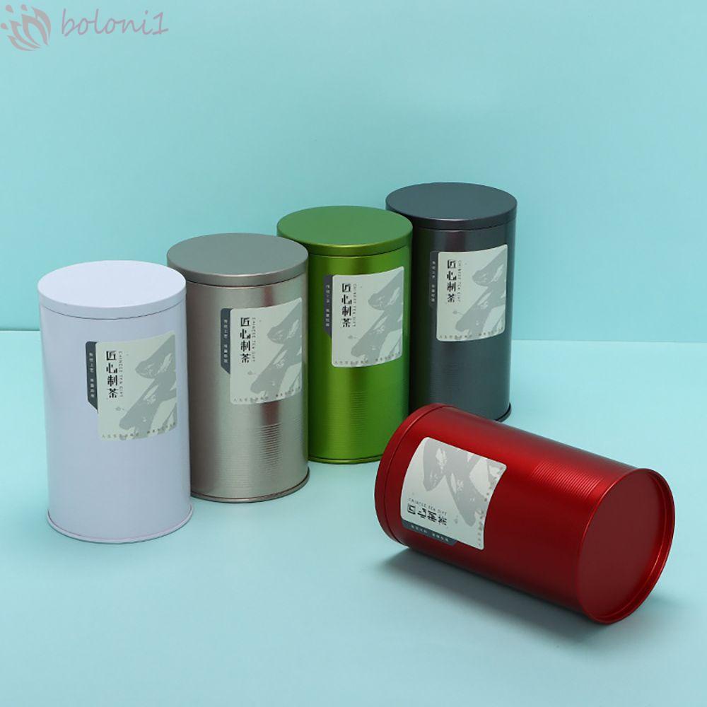 Hộp Thiếc Đựng Trà / Kẹo / Gia Vị Có Nắp Đậy Tiện Dụng