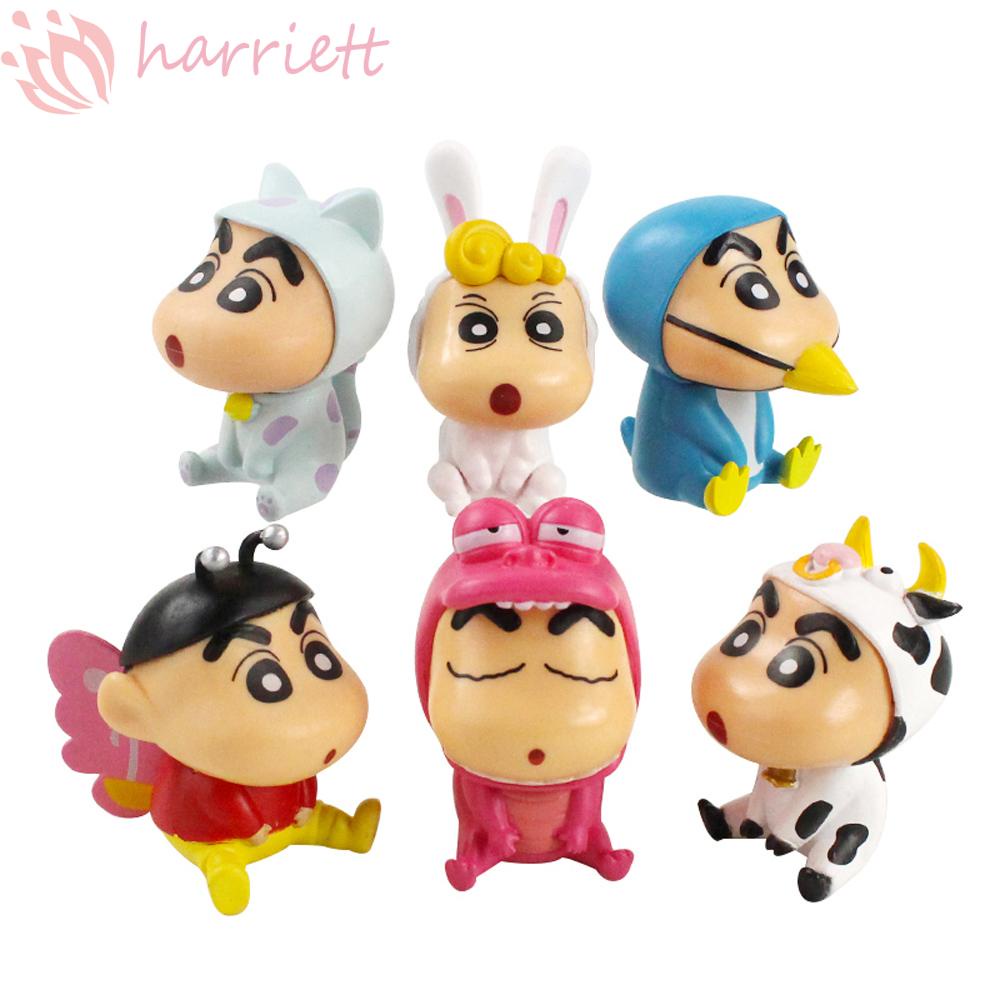 Set 6 Mô Hình Nhân Vật Phim Hoạt Hình Shin-Chan