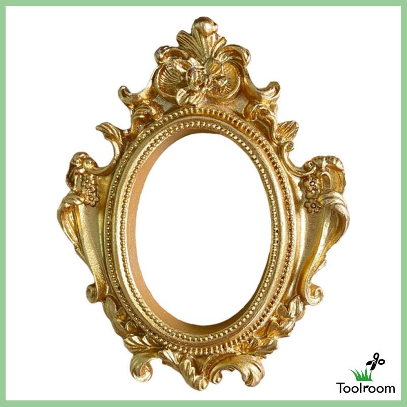 Khuôn Làm Đạo Cụ Trang Trí Hình Oval Mini Bằng Nhựa Resin Kiểu Vintage