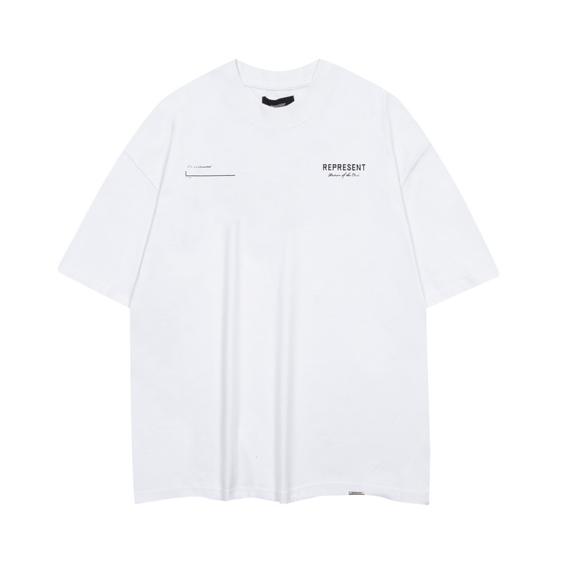 Áo Thun Tay Ngắn In Chữ Rep-resent 88 Thời Trang Xu Hướng Đường Phố Cho Nam Và Nữ Ti5Uty6