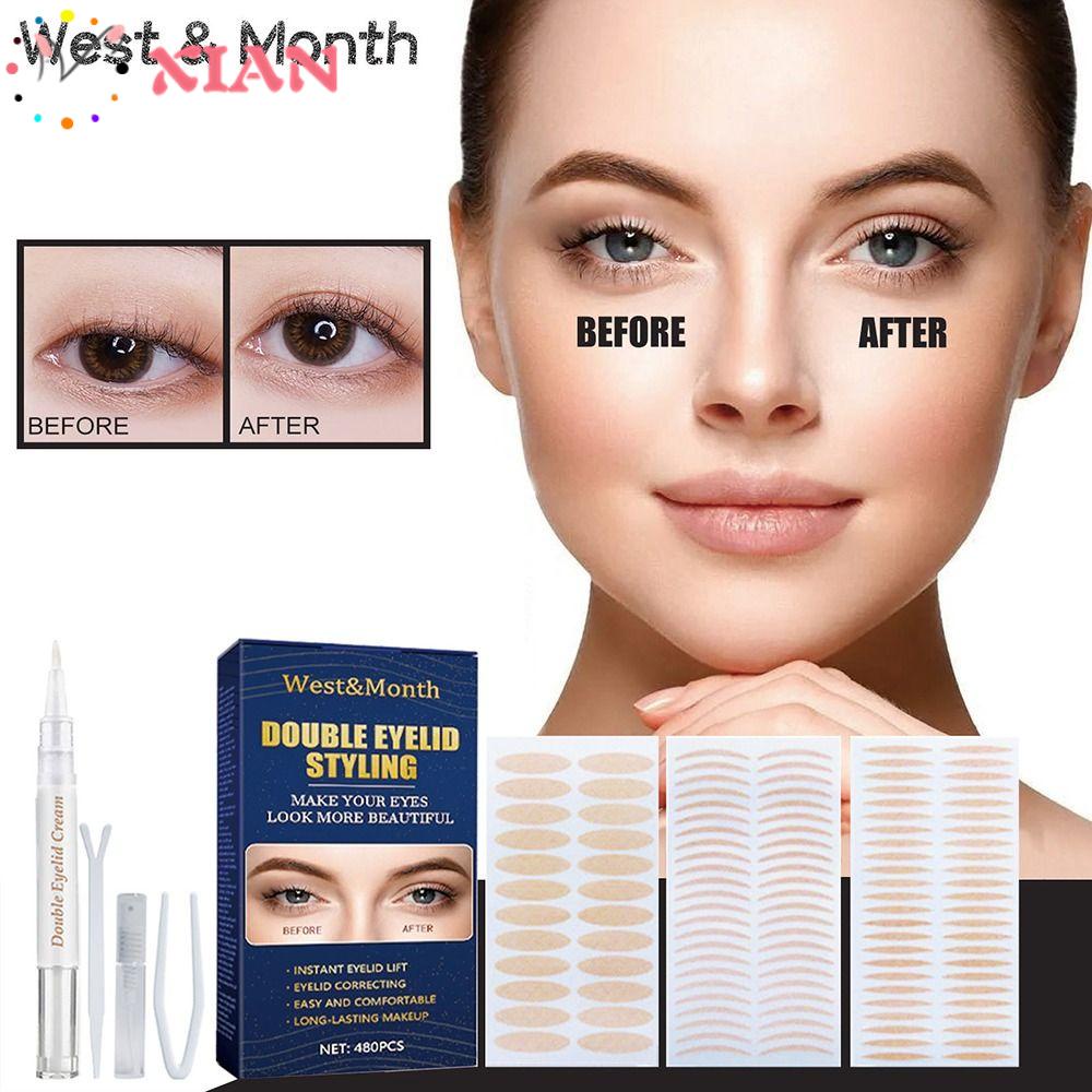 Xiantin Miếng Dán Kích Mí Vô Hình Trang Điểm Mắt Trông To Hơn