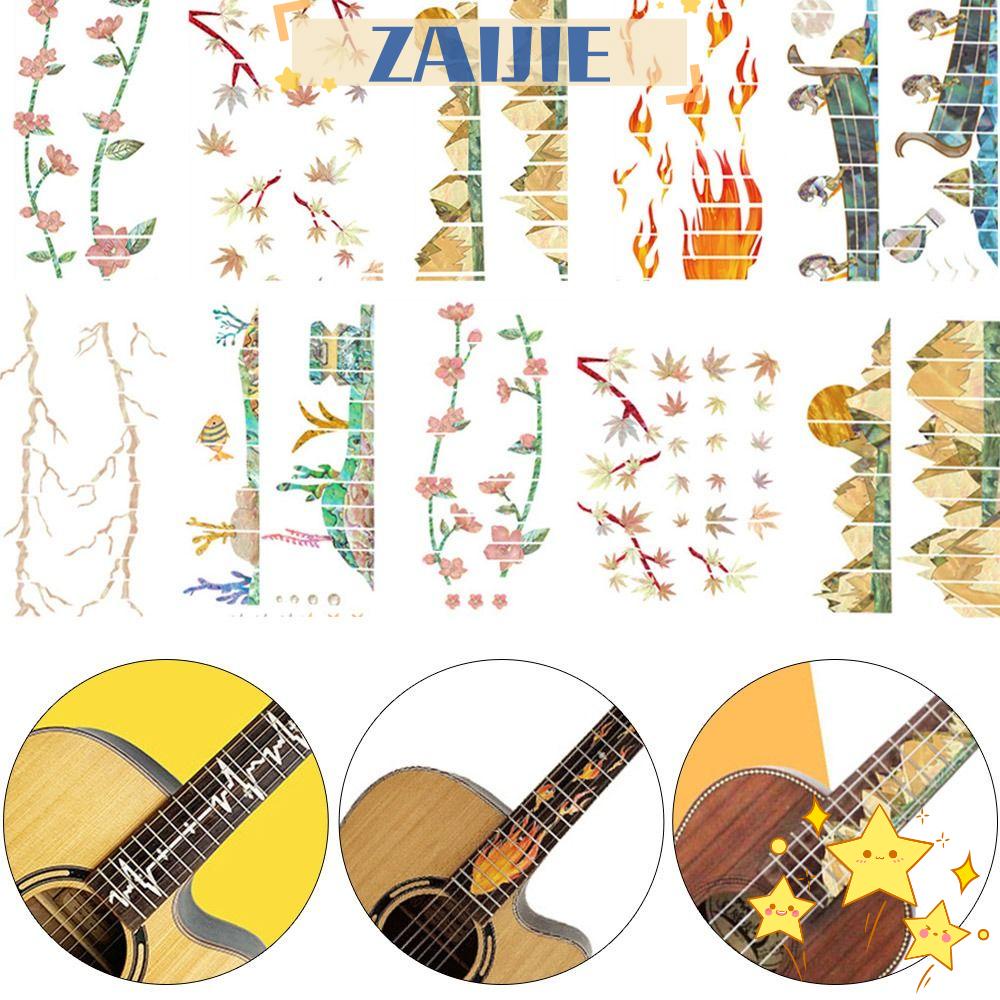 Đề Can Dán Trang Trí Đàn Ghita ZAIJIE24 Hình Chữ Thập Đẹp Mắt