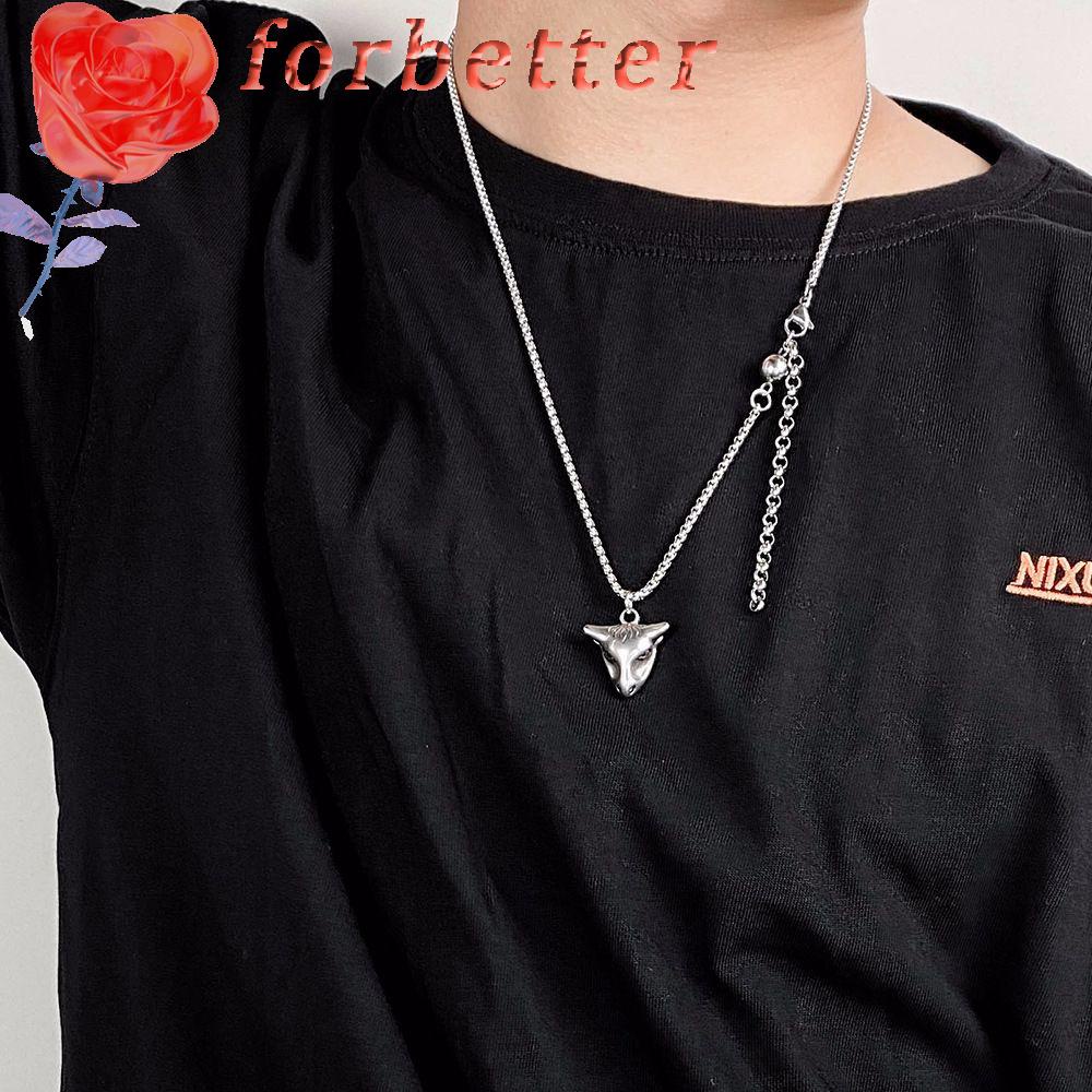 Vòng cổ Mặt Hình Đầu Bò Đơn Giản Dày Dặn Phong Cách Hip Hop Cho Nam Và Nữ