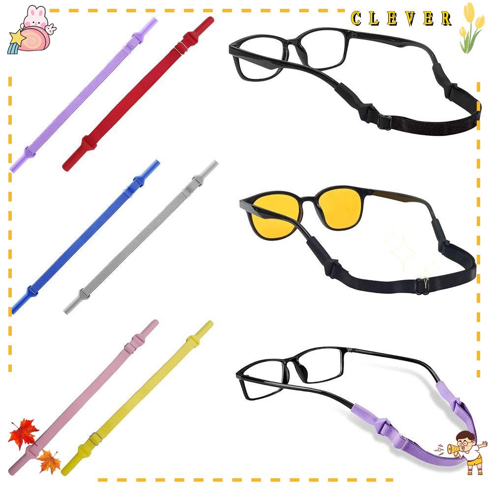 Bộ 3 Dây Đeo Mắt Kính Bằng Silicone Đàn Hồi Bền Cho Trẻ Em