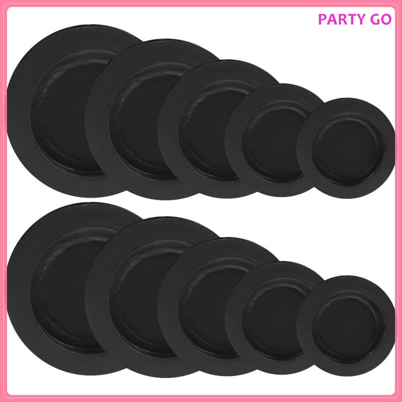 Bộ 10 Hộp Đựng Tiền Tiết Kiệm Hình Tròn Bằng Cao Su