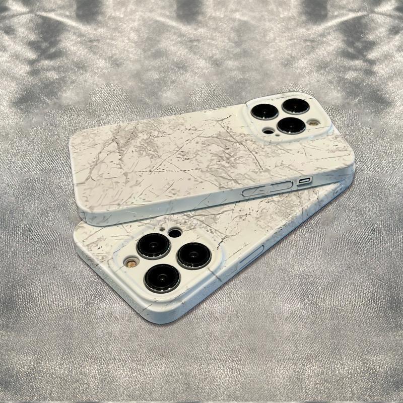 Ốp Điện Thoại Chống Sốc Họa Tiết Vân Đá Cho Iphone 14pro 13 1211 78 Max Plus 6In LC6K