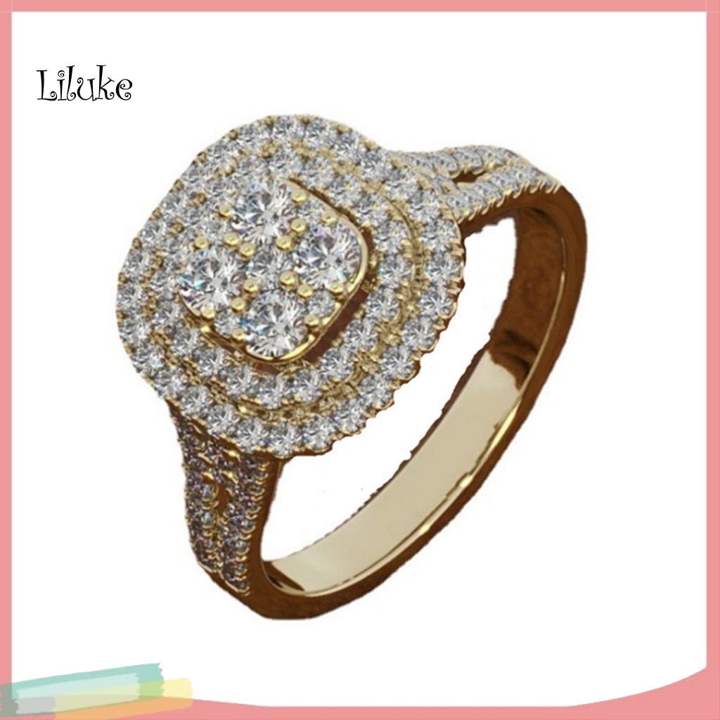 Set 3 Chiếc Nhẫn Đính Đá Sang Trọng Cho Cô Dâu