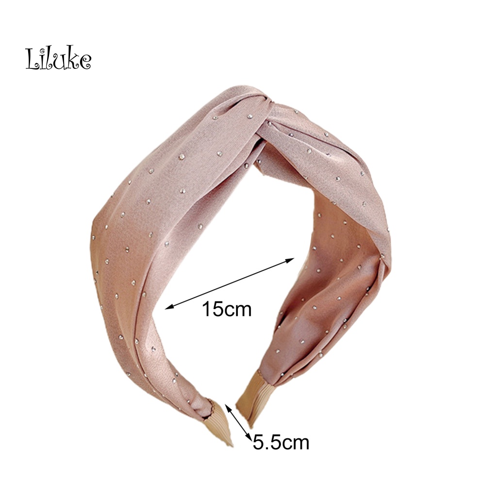 Băng Đô Cài Tóc Nữ Đính Đá Màu Sắc Thời Trang