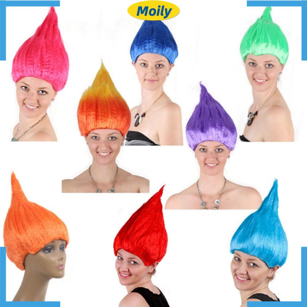 Bộ Tóc Giả K / P Bằng Sợi Troll Mềm Mại Dành Cho Người Lớn