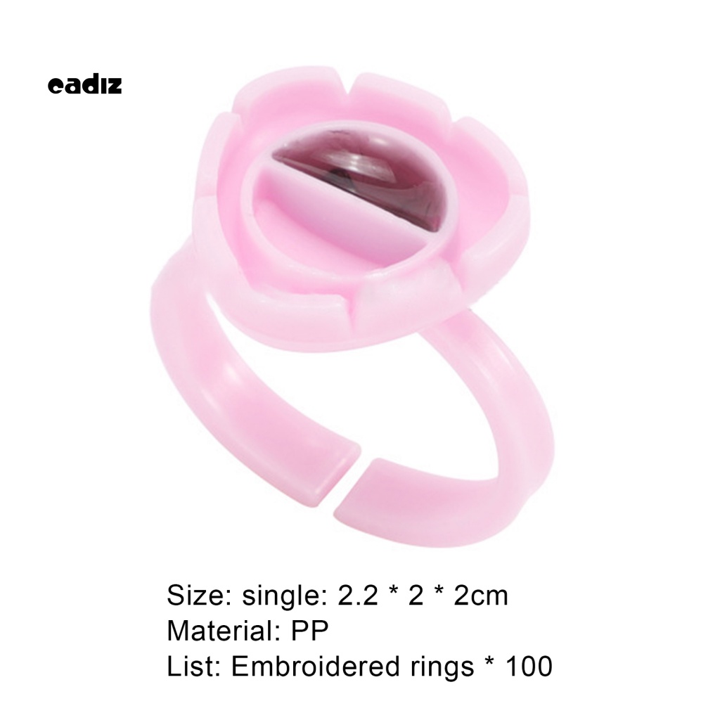 Set 100 Giá Đỡ Lông Mi Giả Hình Trái Tim Dễ Sử Dụng Dành Cho Nữ