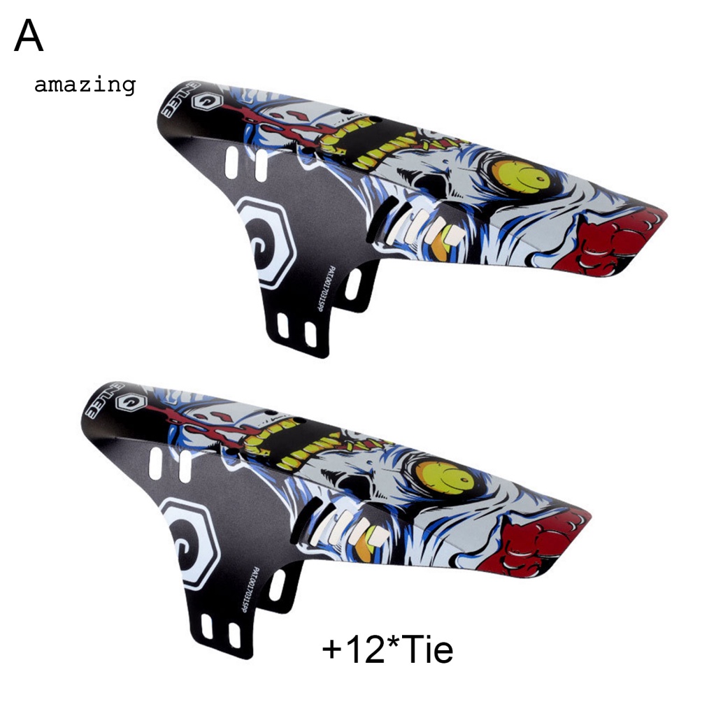 FENDER Bộ 2 Tấm Chắn Bùn Bằng Nhựa Chống Bụi Thông Dụng Cho Xe Đạp MTB