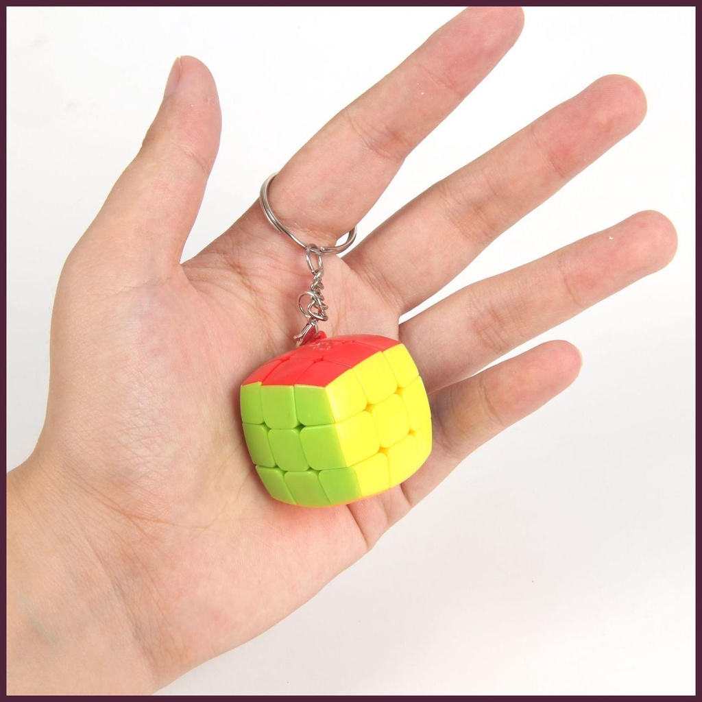 Móc Khóa Mini Hình Dạng Odd Đính Đá Nhiều Màu Sắc Có Thể Tháo Rời Cho Ba Lô / Ví / Túi Xách