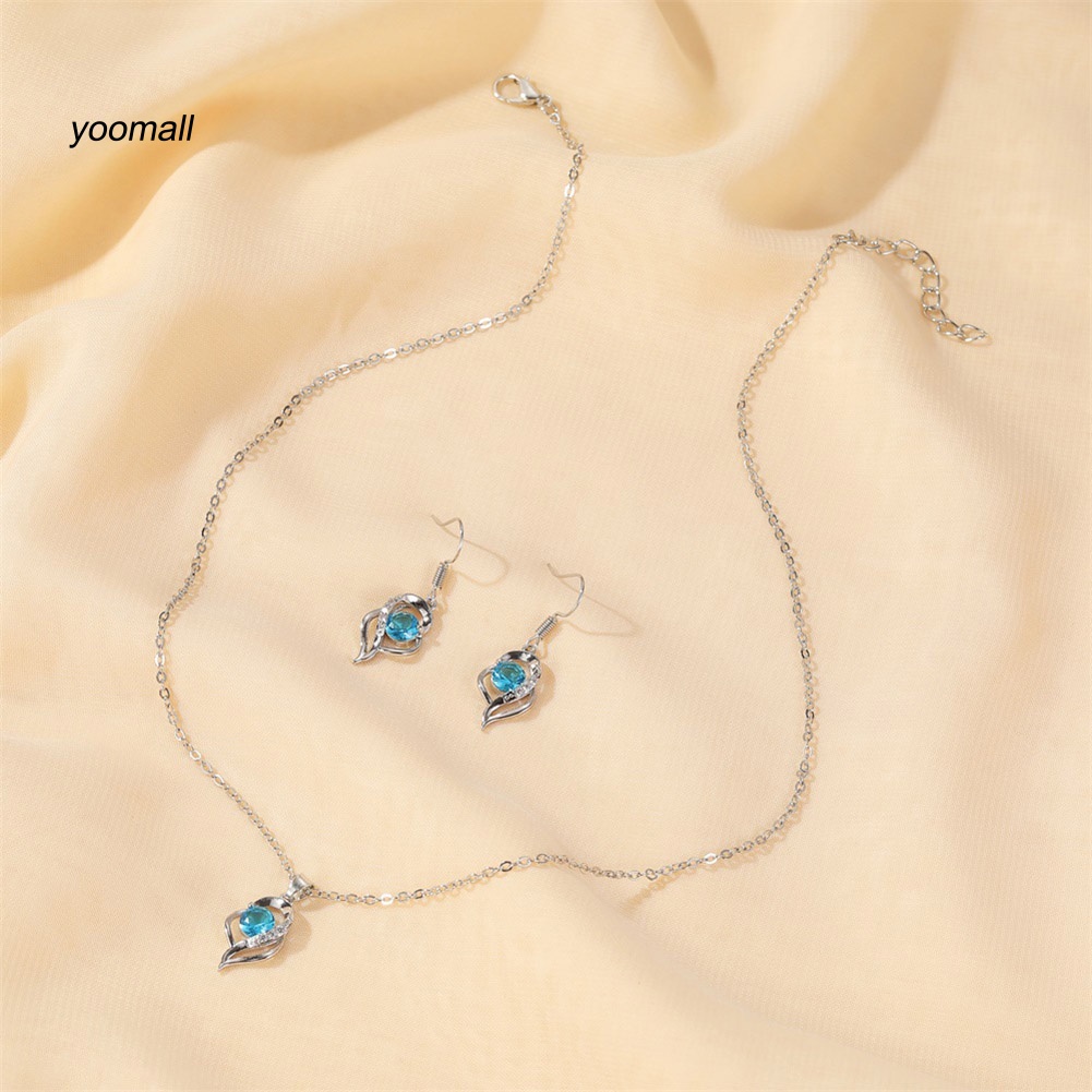 Vòng cổ Mặt Trái Tim Đính Đá Thời Trang