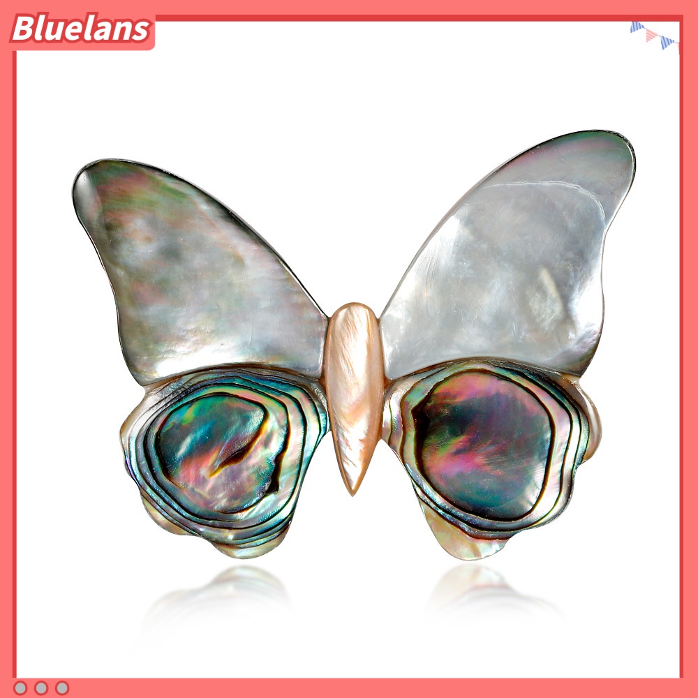 [BLS] Ghim Cài Áo Hình Bướm Vỏ Sò Tinh Tế Cho Nữ