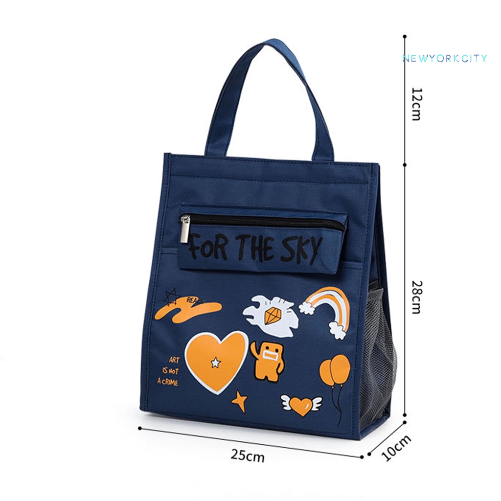 Túi Đựng Cơm Trưa Giữ Nhiệt Thiết Kế Dễ Thương Tiện Dụng Mang Theo Du Lịch / Dã Ngoại