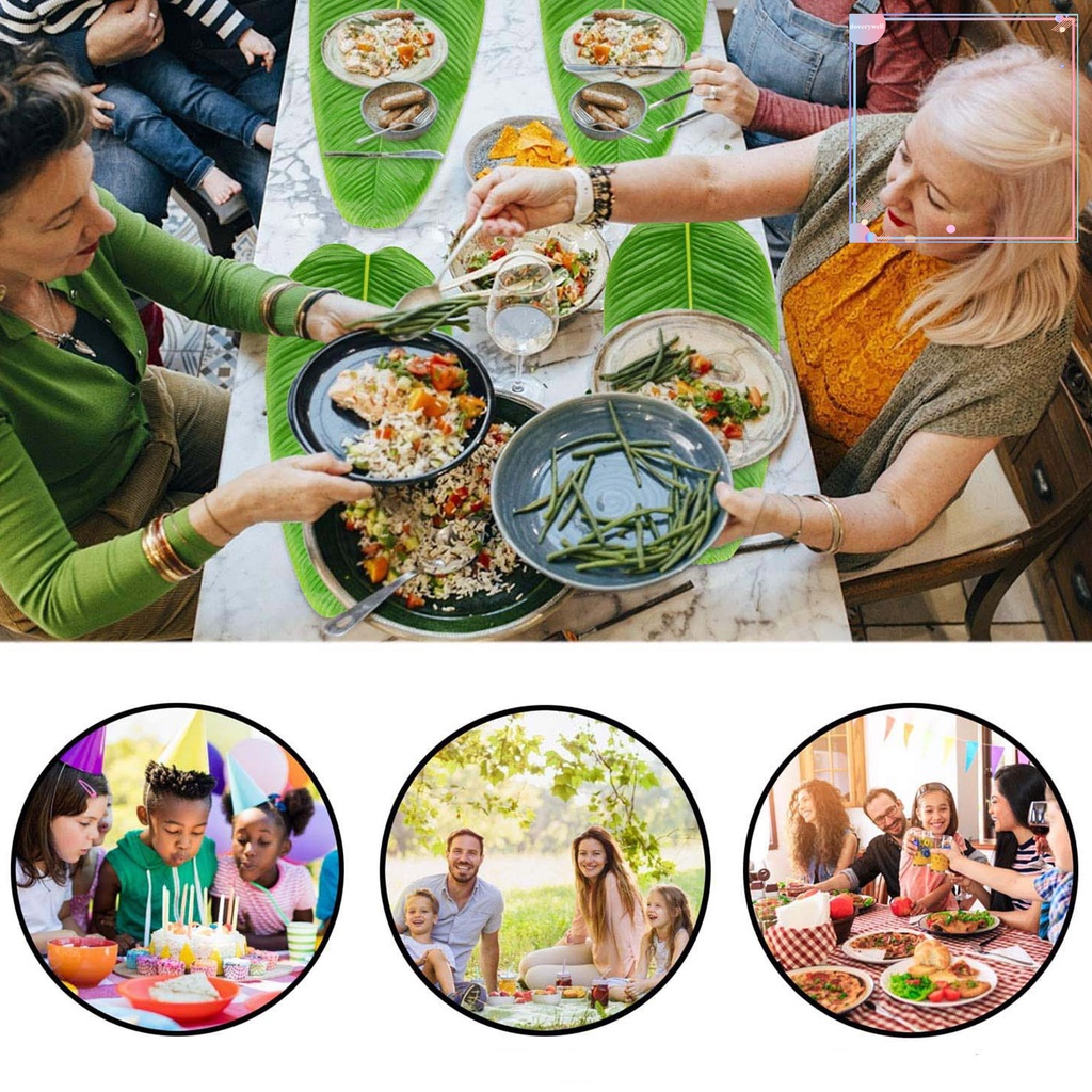 1 Tấm Lá Chuối Nhân Tạo Tươi Tắn Chống Thời Tiết Trang Trí Nhà Cửa DIY