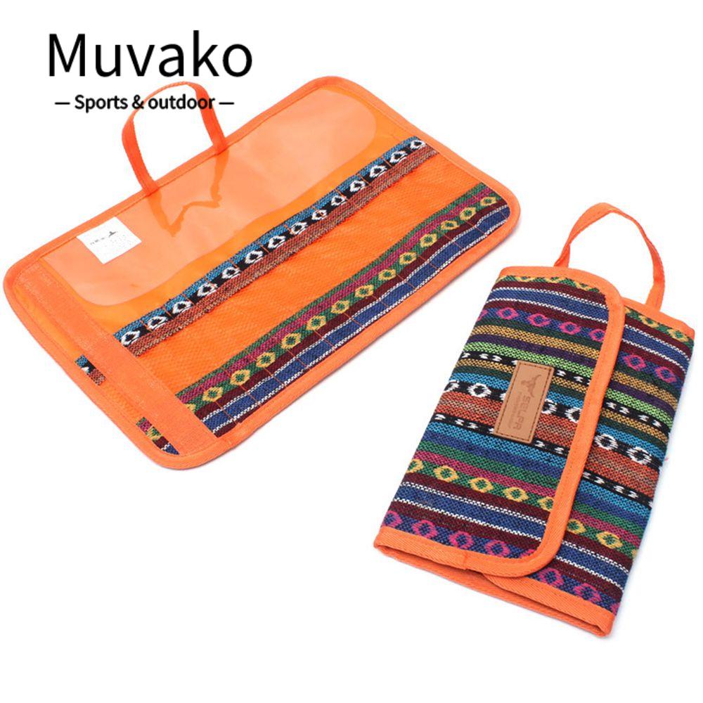 MUVAKO Túi Đựng Dao Nĩa Di Động Tiện Dụng Mang Theo Du Lịch Cắm Trại