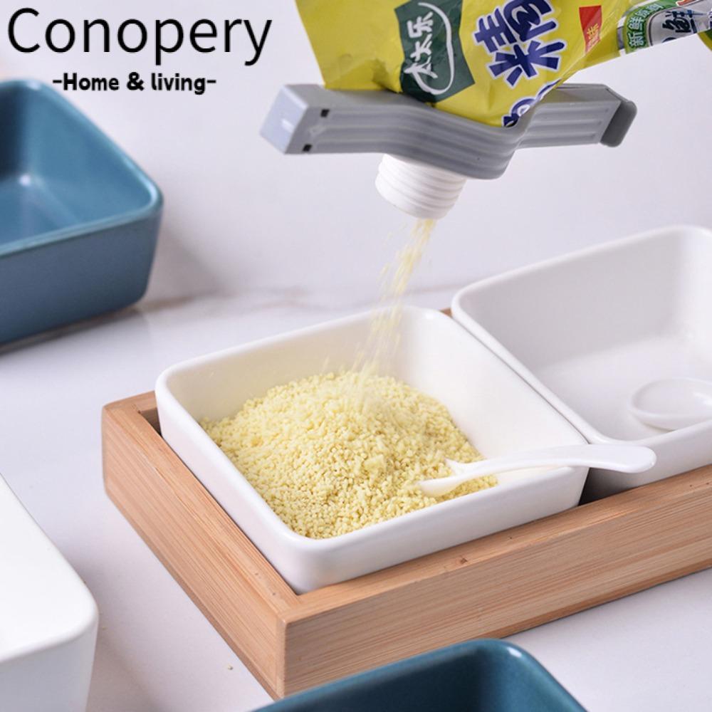 CONOPERY Kẹp Miệng Túi Bằng Nhựa Chống Bụi Tiện Dụng