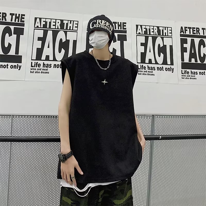 Áo Thun Thể Thao Không Tay Dáng Rộng Thời Trang Mùa Hè Dành Cho Nam / Size M-3XL