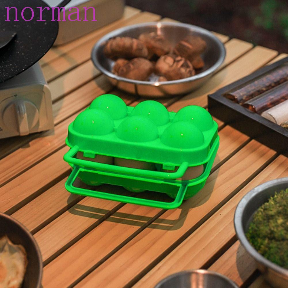 Hộp Đựng Trứng 6 Ngăn Dùng Đi Cắm Trại / Du Lịch / Dã Ngoại Tiện Lợi