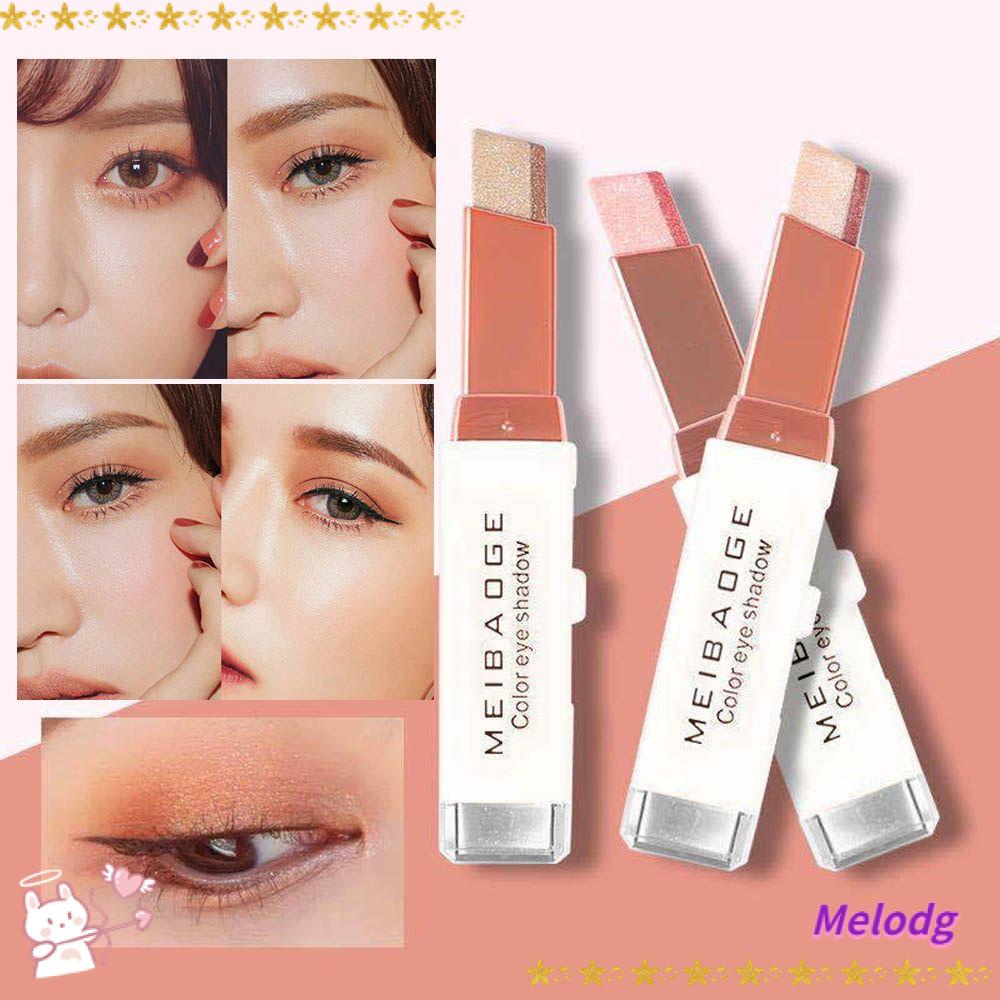 Phấn Mắt Hai Màu Ánh Nhũ Lấp Lánh Trang Điểm Xinh Đẹp Cho Nữ