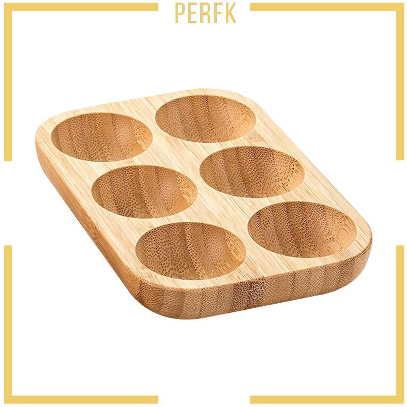 Giá Đỡ Trứng 6 Ngăn Bằng Gỗ Tiện Dụng Cho Nhà Bếp